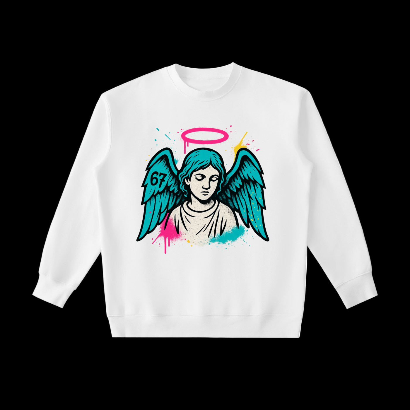 Sixseven Essential Heavyweight Crew neck Sweatshirt -[Fallen Angel]