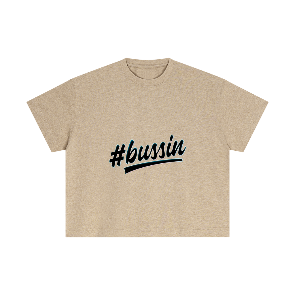 Hashtag Collection — #Bussin Boxy Oversized Tee