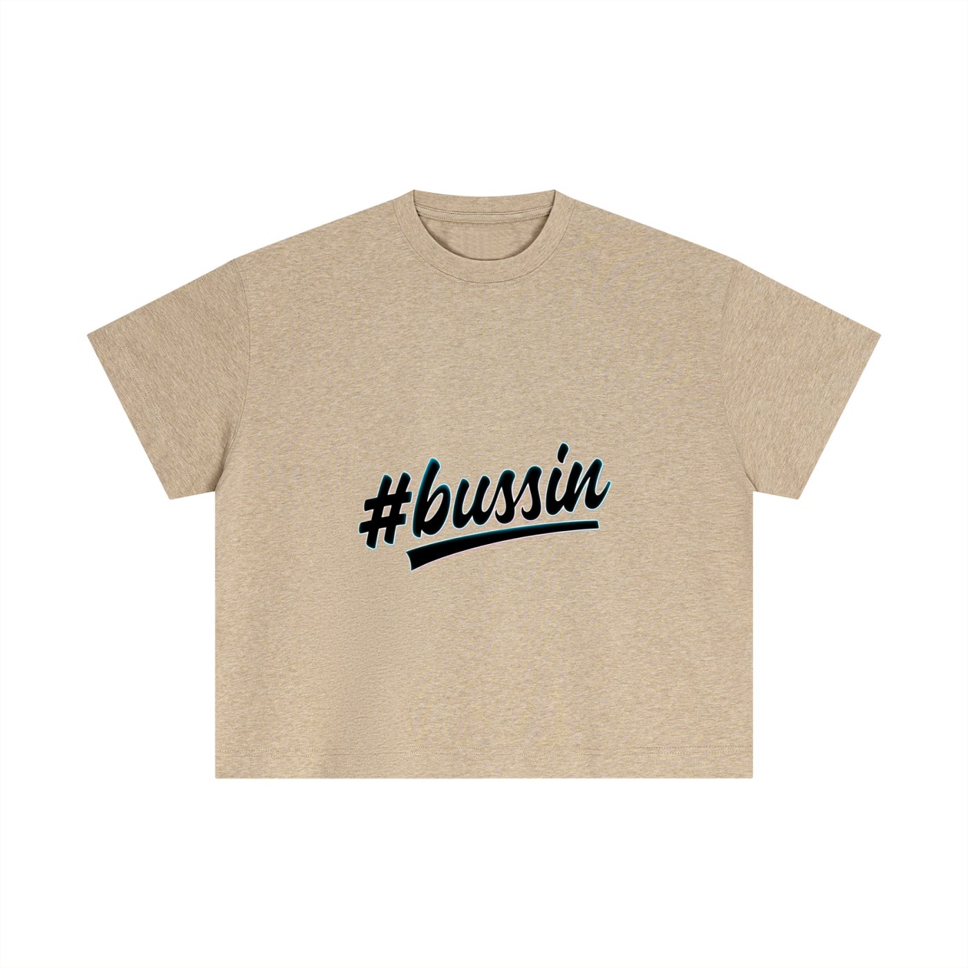 Hashtag Collection — #Bussin Boxy Oversized Tee