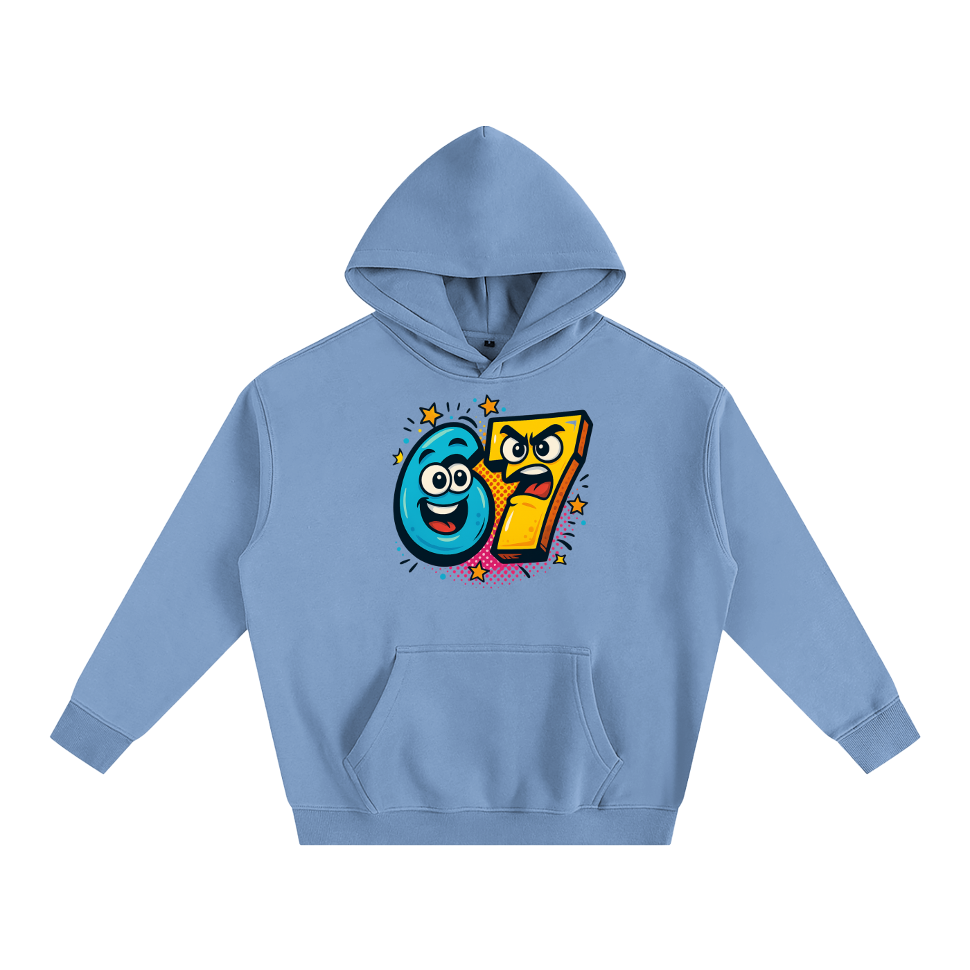 SixSeven Oversized Fleece Hoodie – [Manga Volt 67]