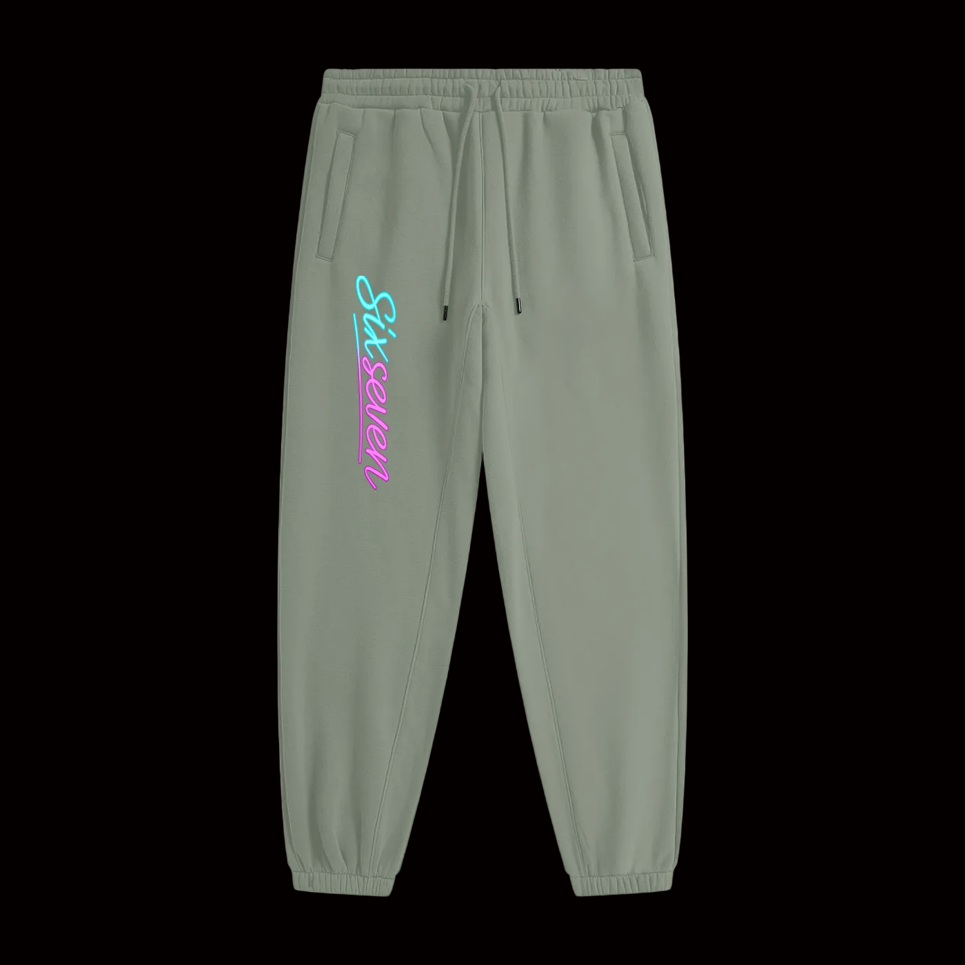 SixSeven Sweatpants – [Minimal Neon Script]