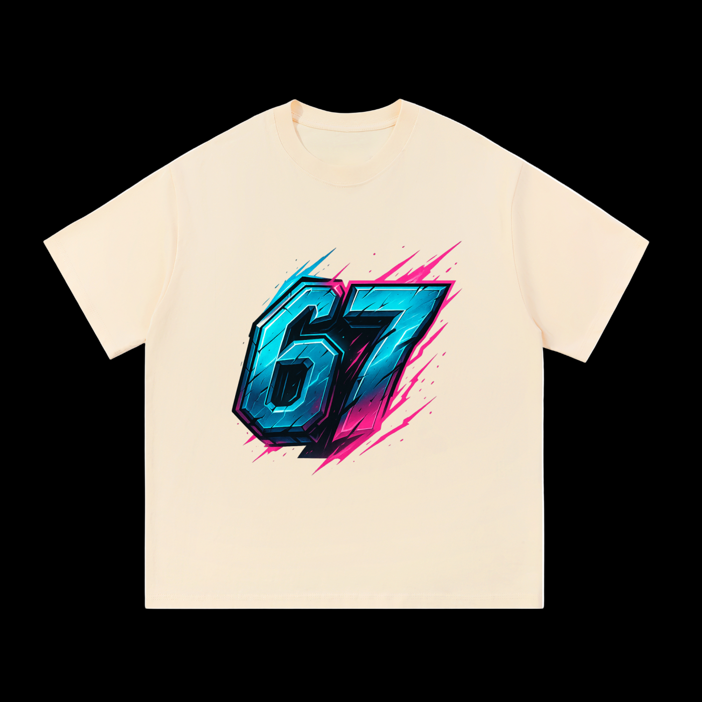 SixSeven Essential Tee – [Cyber 67 Matrix]]