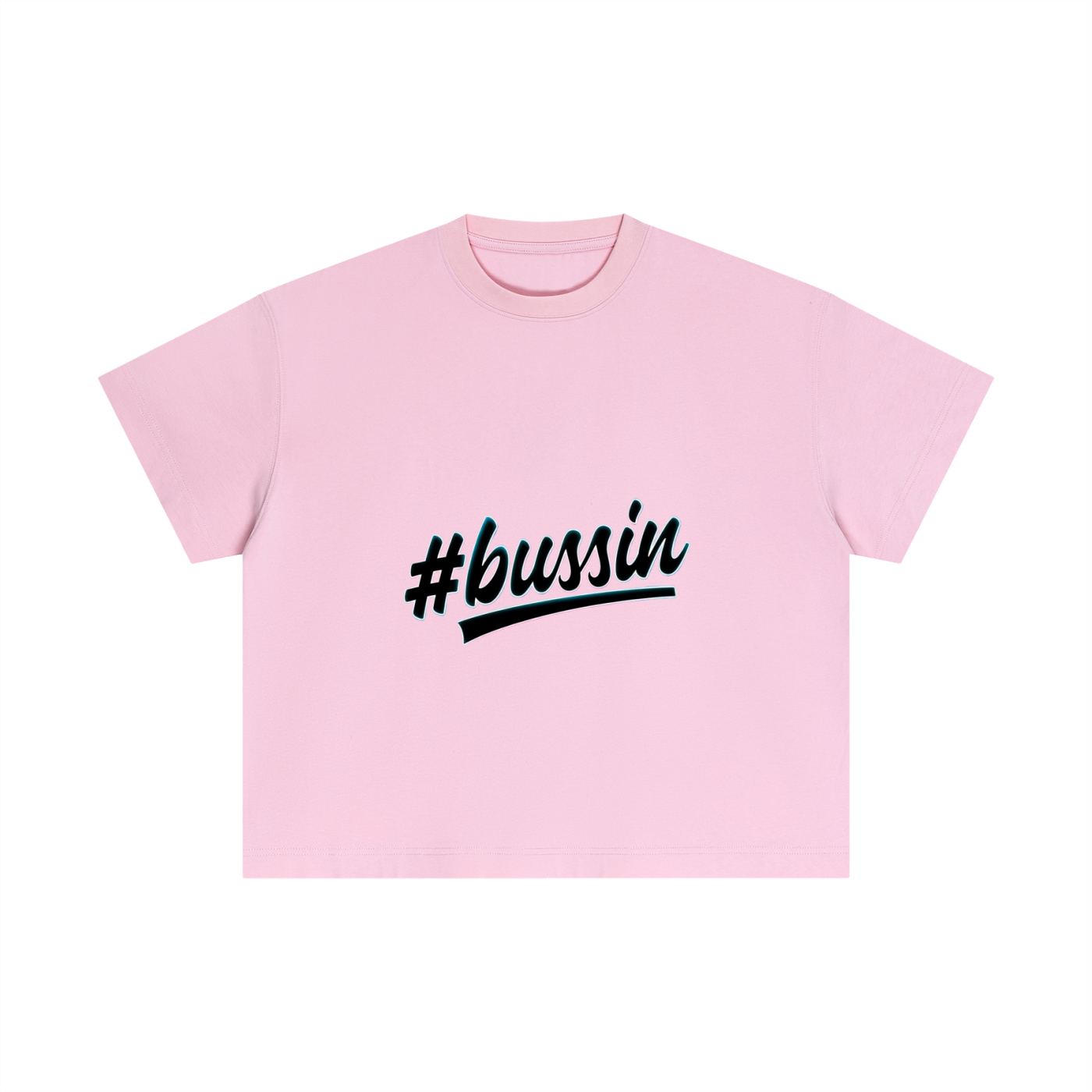 Hashtag Collection — #Bussin Boxy Oversized Tee