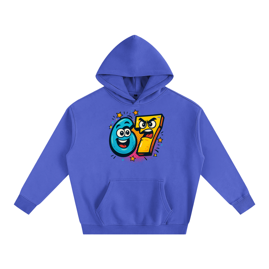 SixSeven Oversized Fleece Hoodie – [Manga Volt 67]