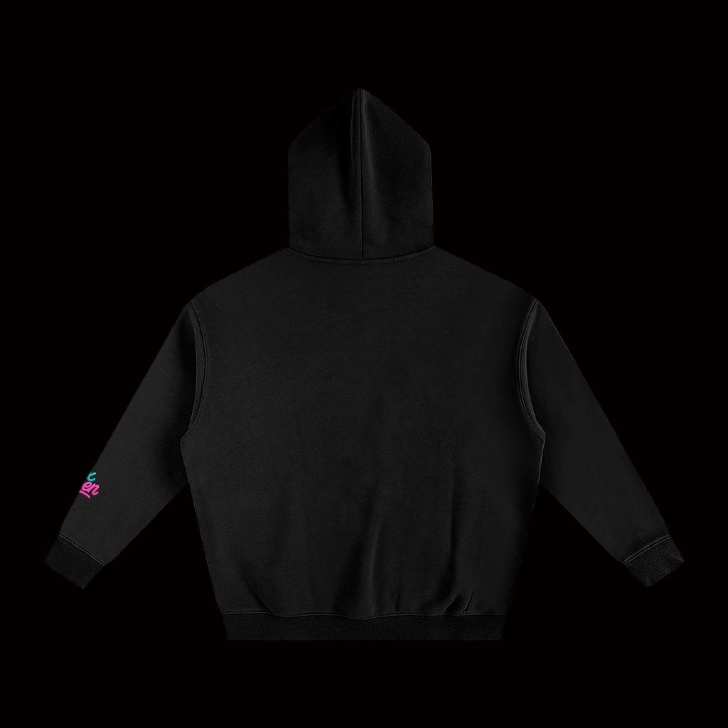 SixSeven Oversized Fleece Hoodie – [Fallen Angel]