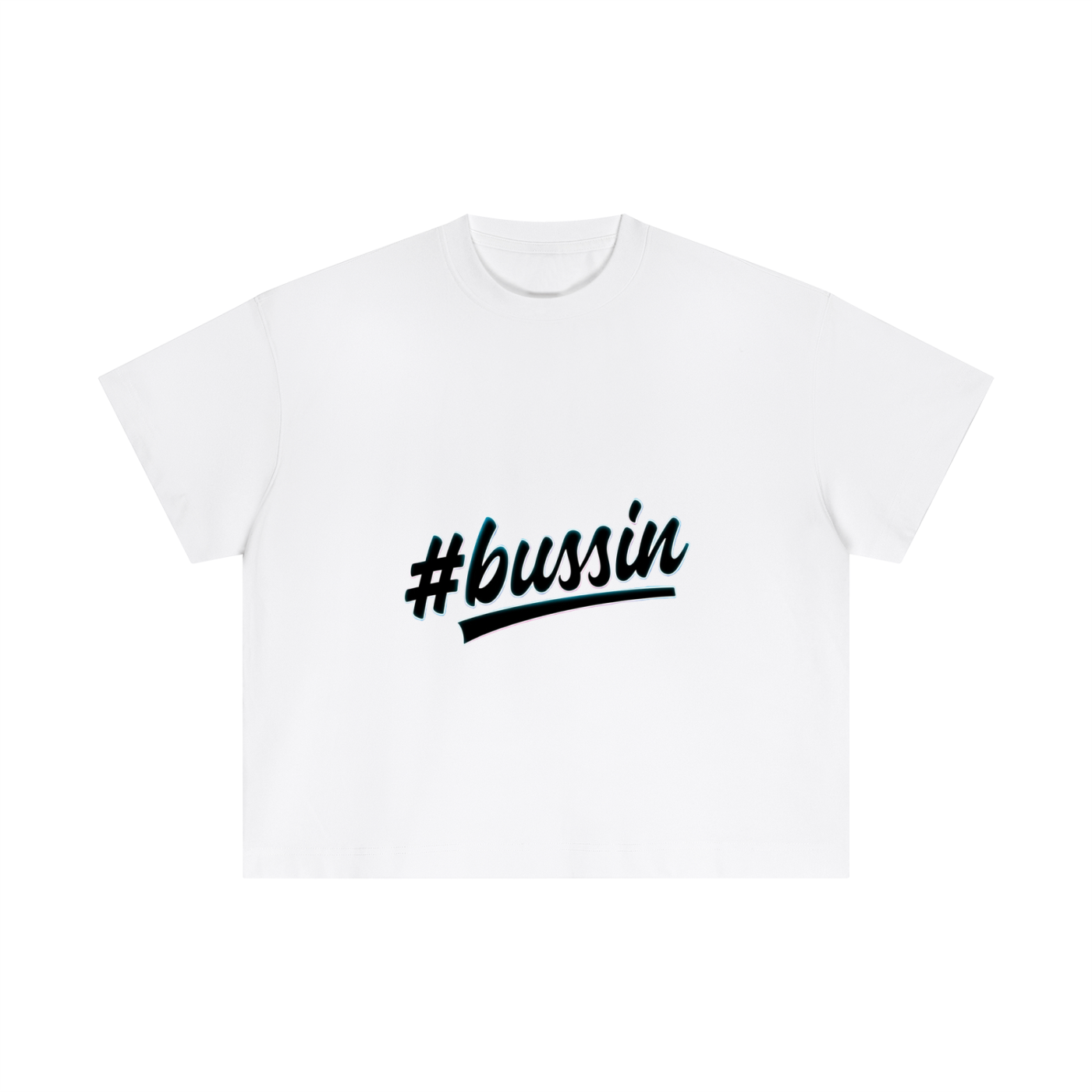 Hashtag Collection — #Bussin Boxy Oversized Tee