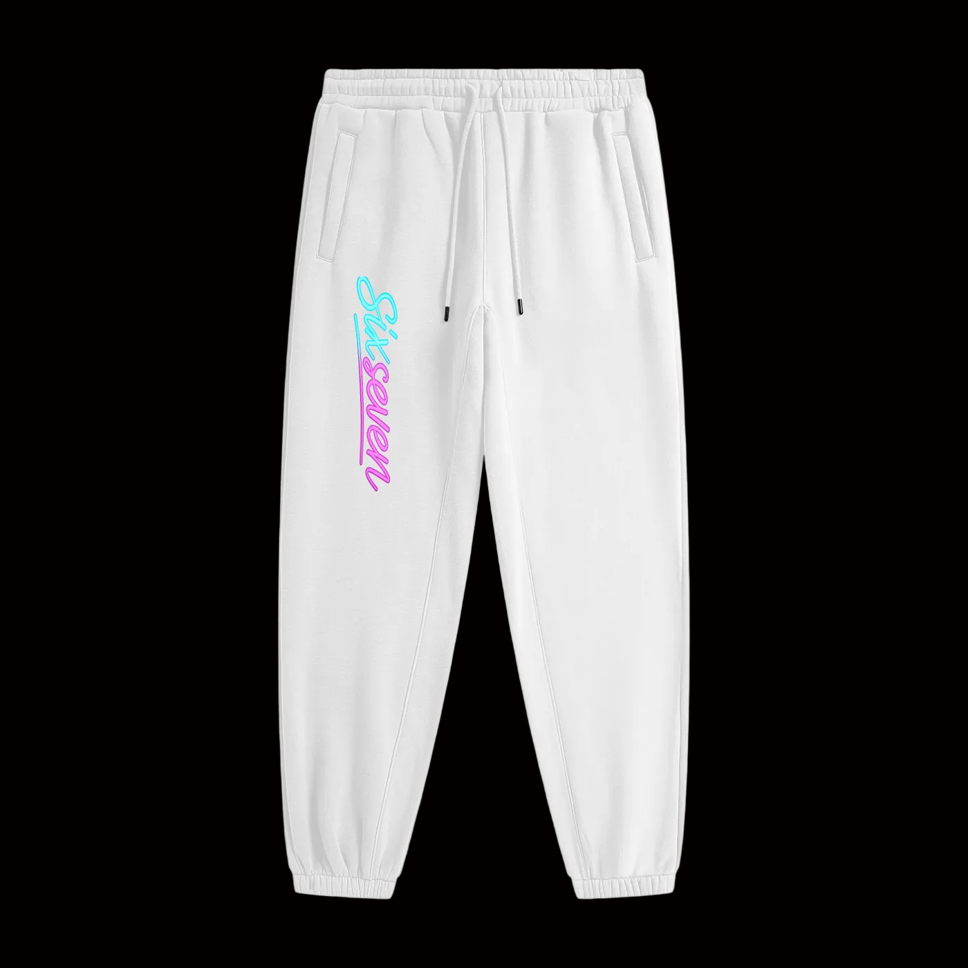 SixSeven Sweatpants – [Minimal Neon Script]