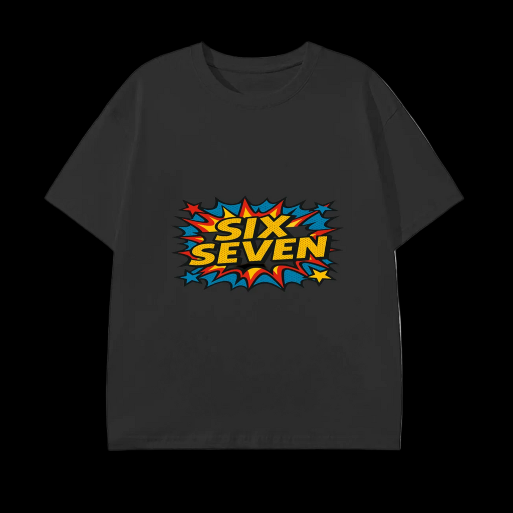 SixSeven Essential Tee – [Retro Pop Burst]