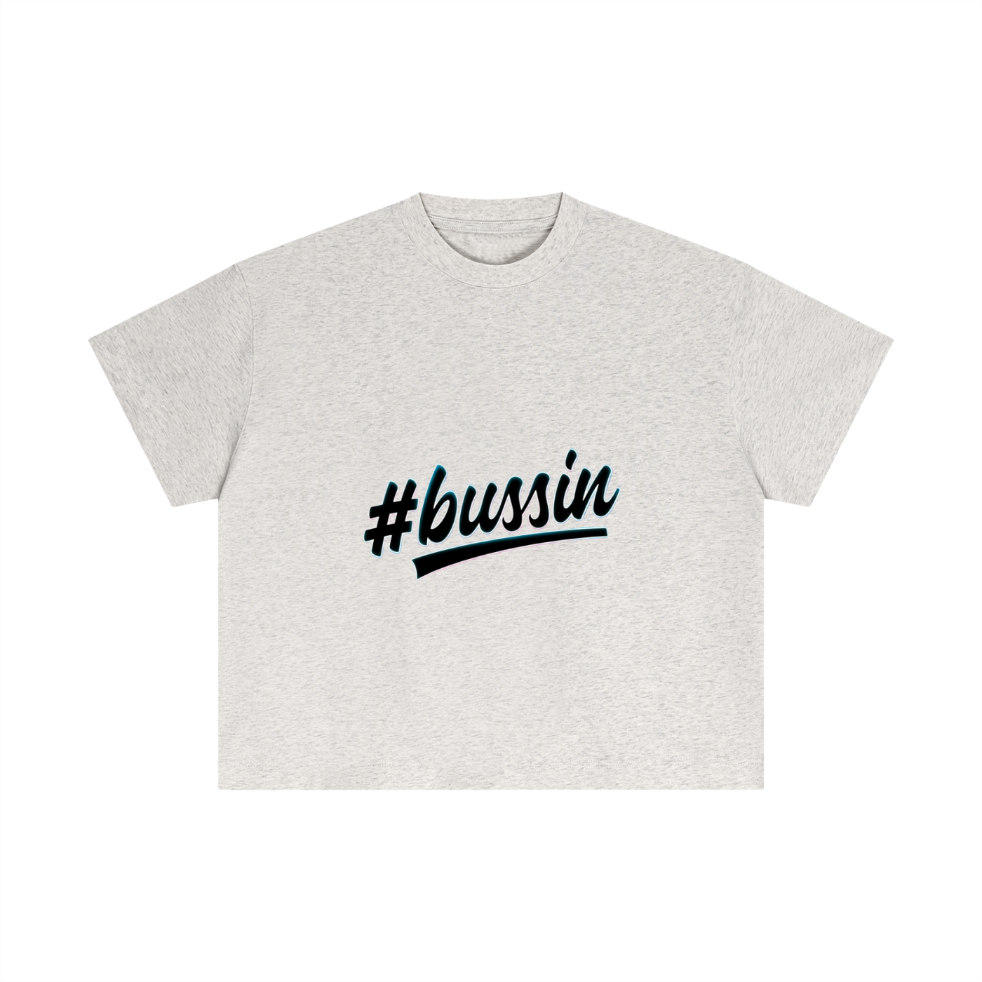 Hashtag Collection — #Bussin Boxy Oversized Tee