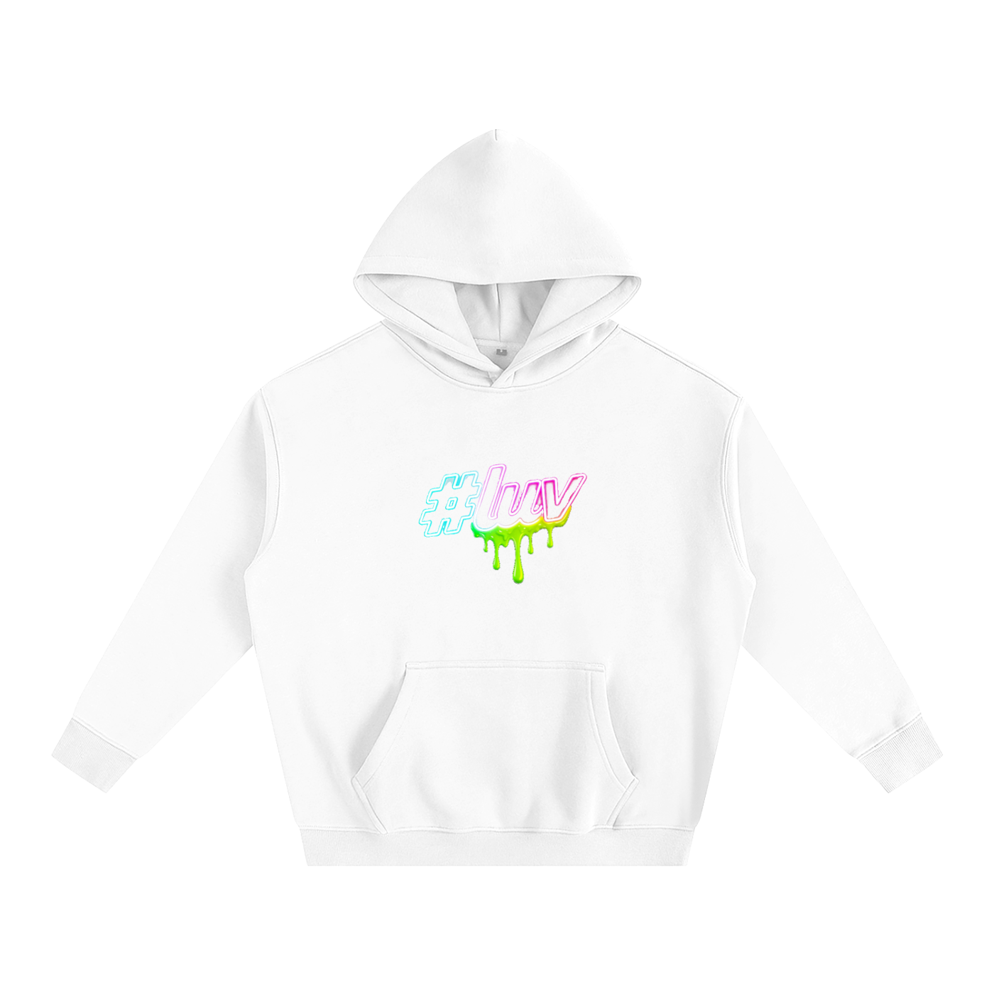 Hashtag Collection — #Luv Oversized Hoodie