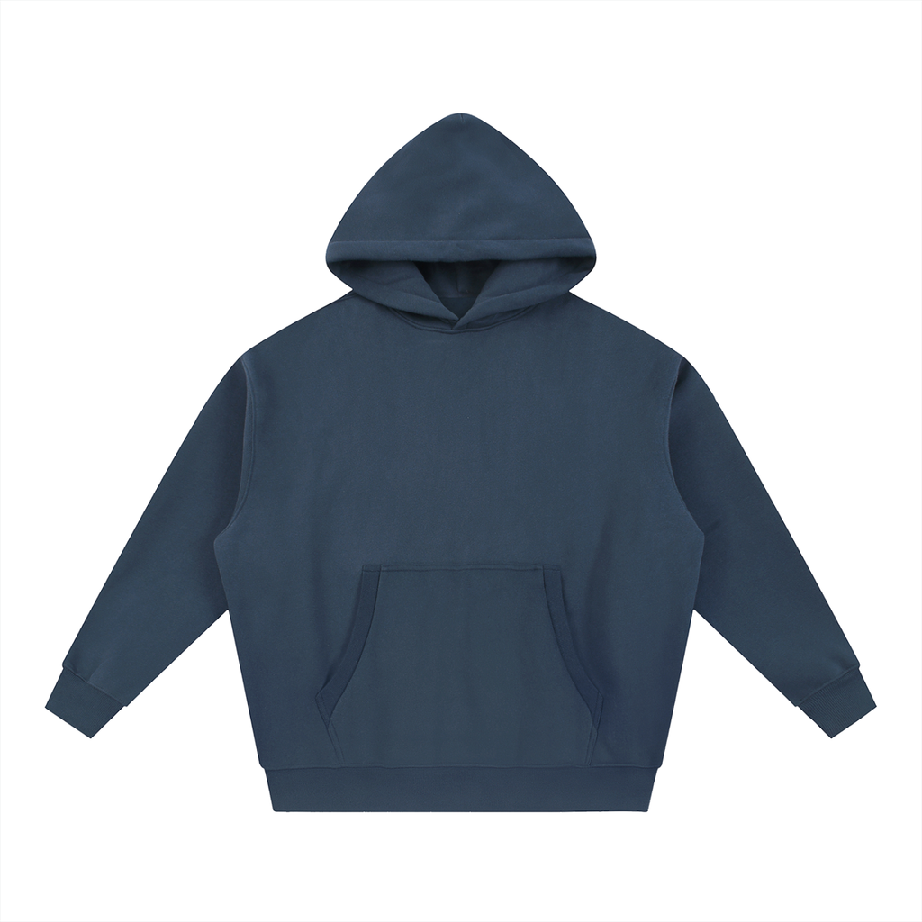 Sixseven Essential Oversized Boxy Fit Fleece Hoodie -67 Matrix