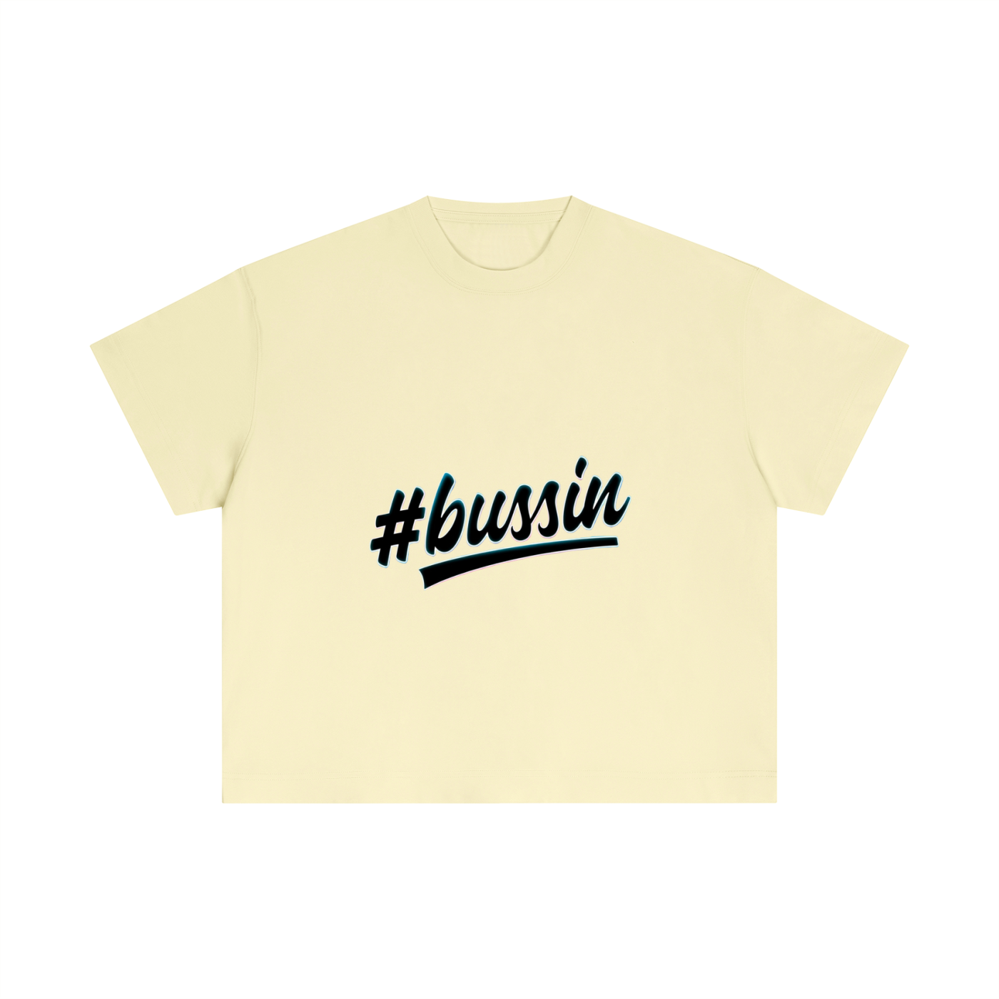 Hashtag Collection — #Bussin Boxy Oversized Tee