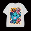 SixSeven Essential Tee – [Cartoon Shock 67]