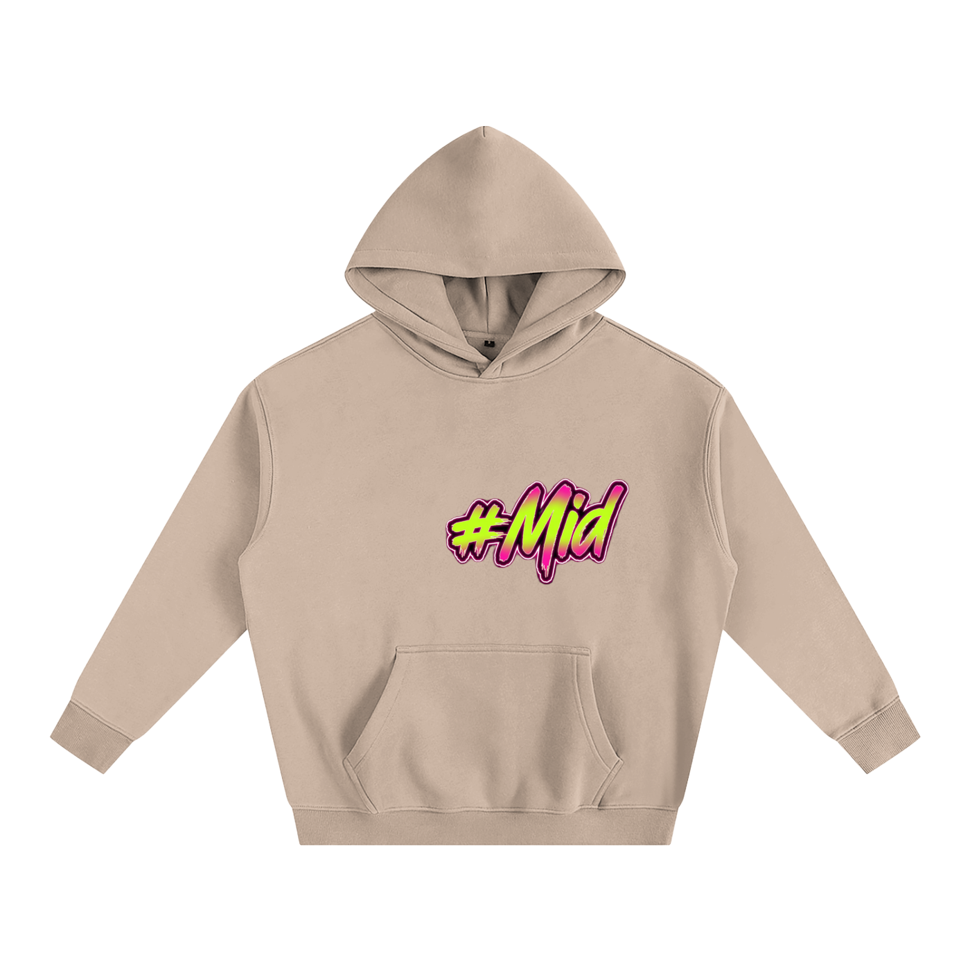 Hashtag Collection — #Mid Oversized Hoodie
