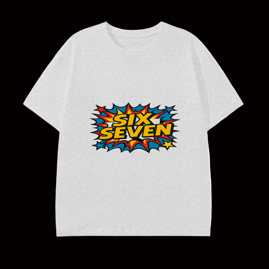 SixSeven Essential Tee – [Retro Pop Burst]