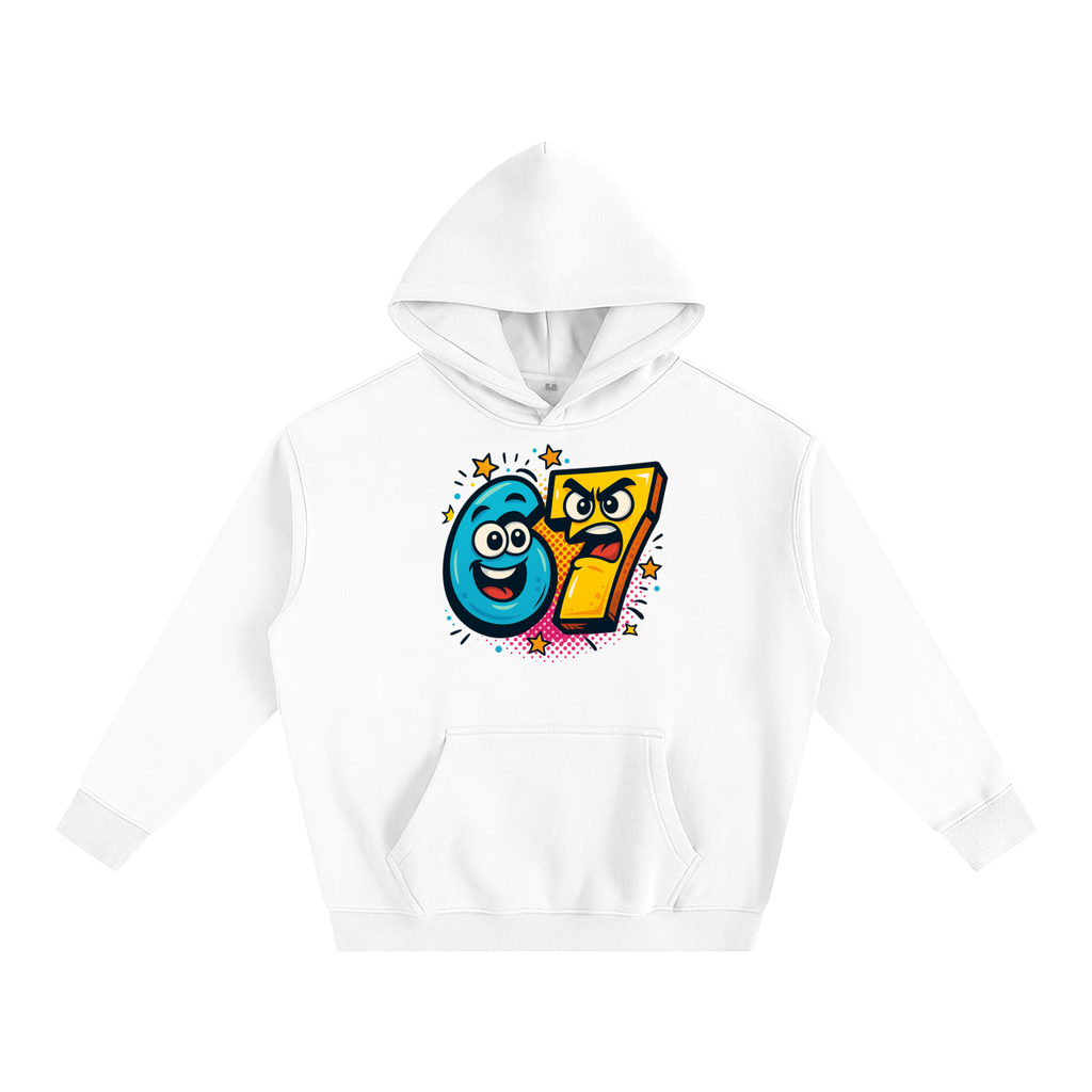 SixSeven Oversized Fleece Hoodie – [Manga Volt 67]