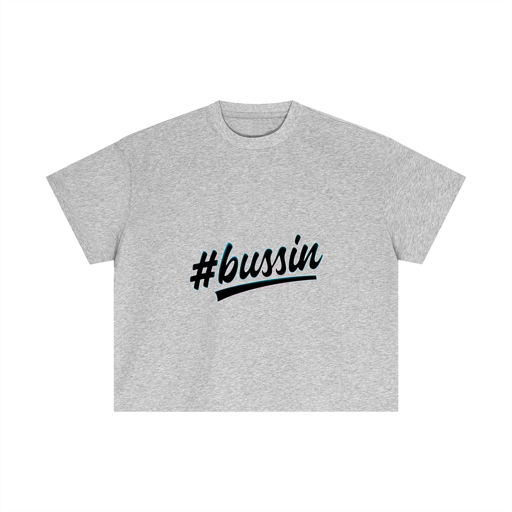 Hashtag Collection — #Bussin Boxy Oversized Tee