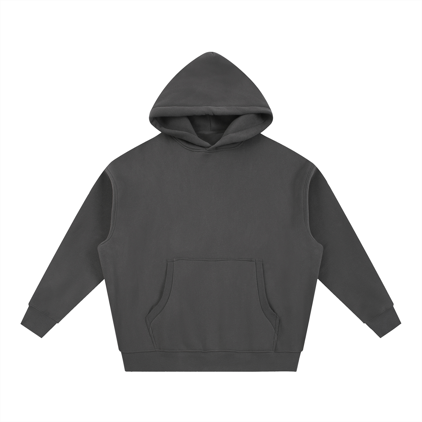 Sixseven Essential Oversized Boxy Fit Fleece Hoodie -67 Matrix