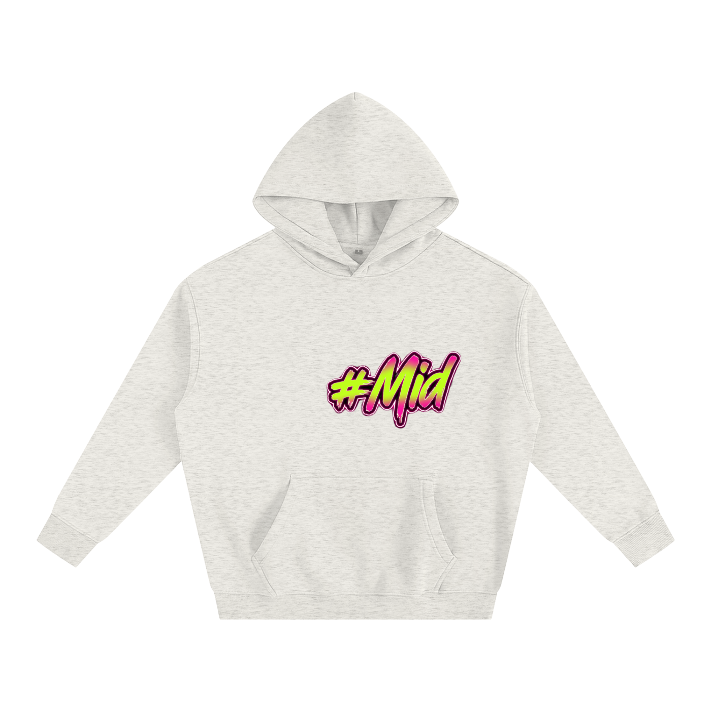 Hashtag Collection — #Mid Oversized Hoodie