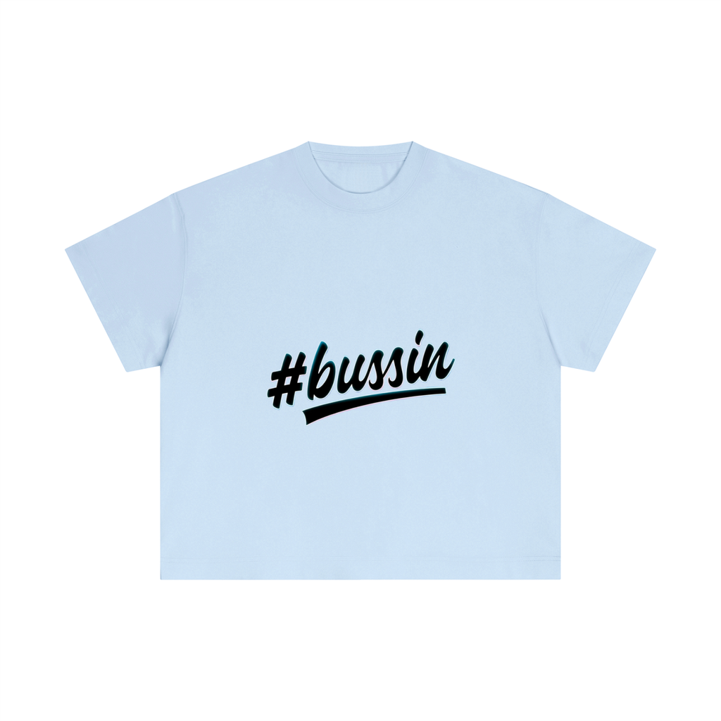 Hashtag Collection — #Bussin Boxy Oversized Tee
