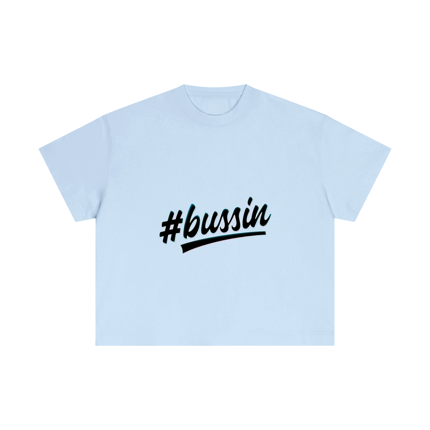 Hashtag Collection — #Bussin Boxy Oversized Tee