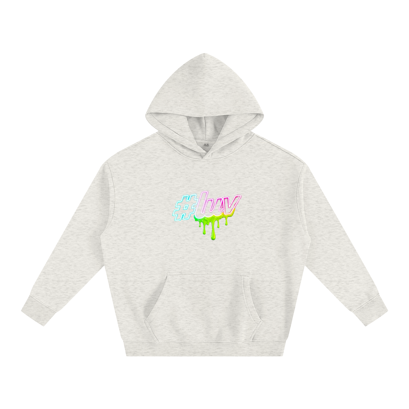 Hashtag Collection — #Luv Oversized Hoodie