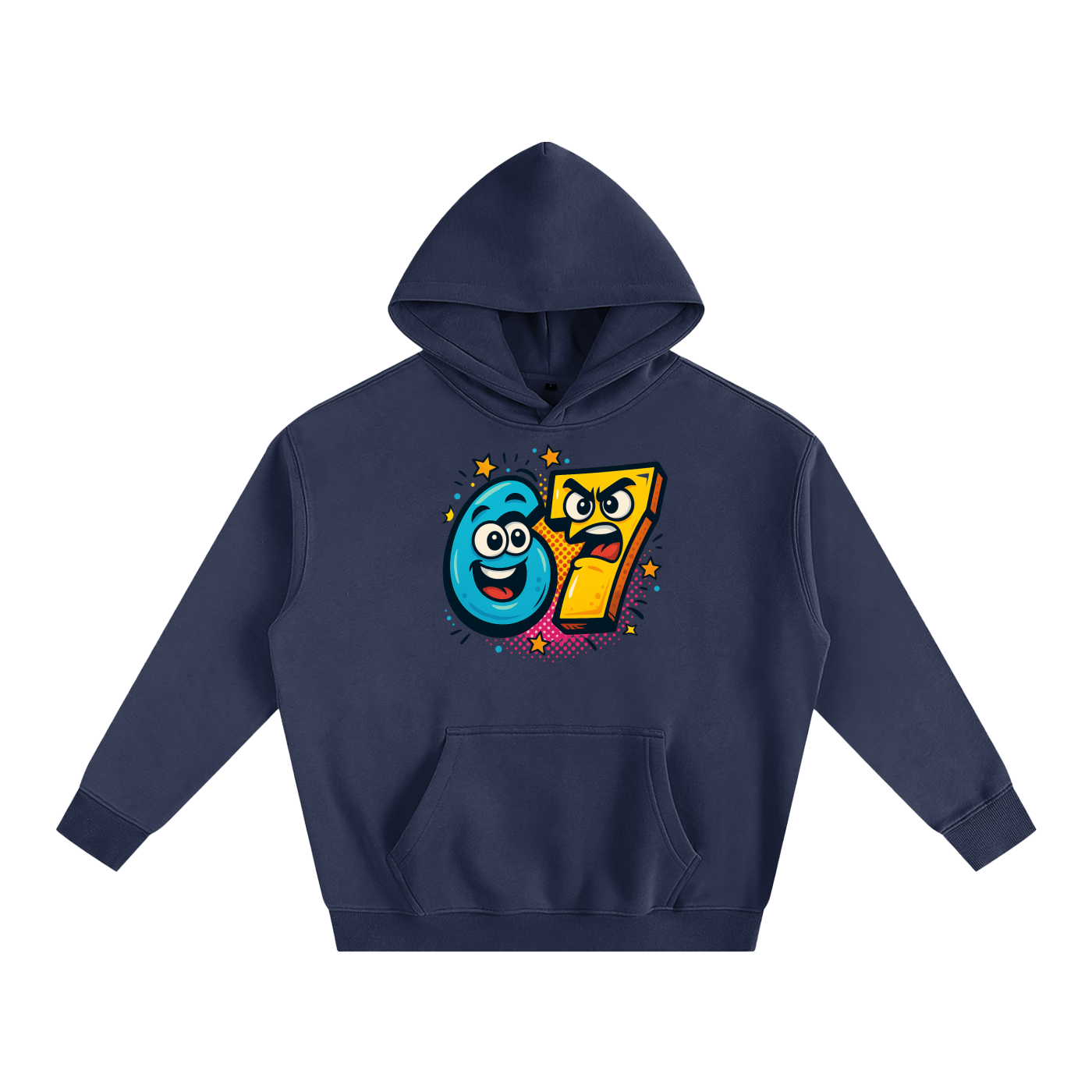 SixSeven Oversized Fleece Hoodie – [Manga Volt 67]
