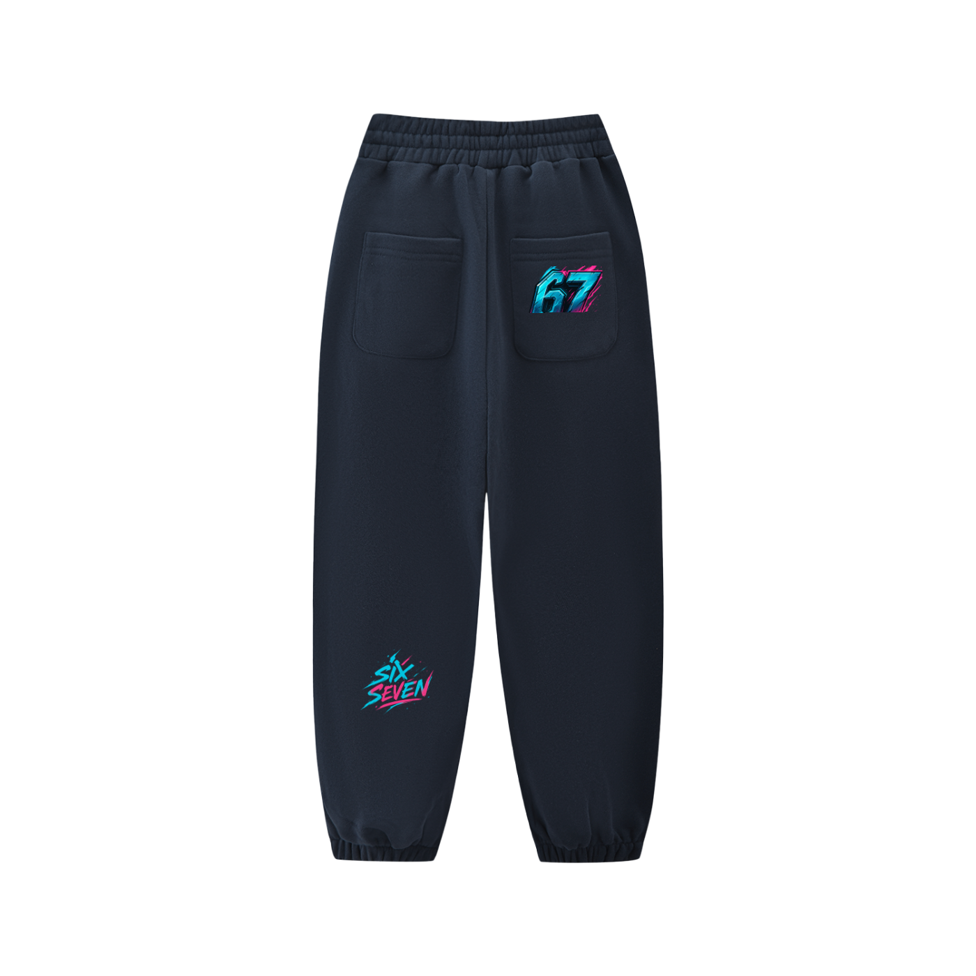 Sixseven Essential Kids' Fleece Jogged Sweatpants - 67 mascot matrix