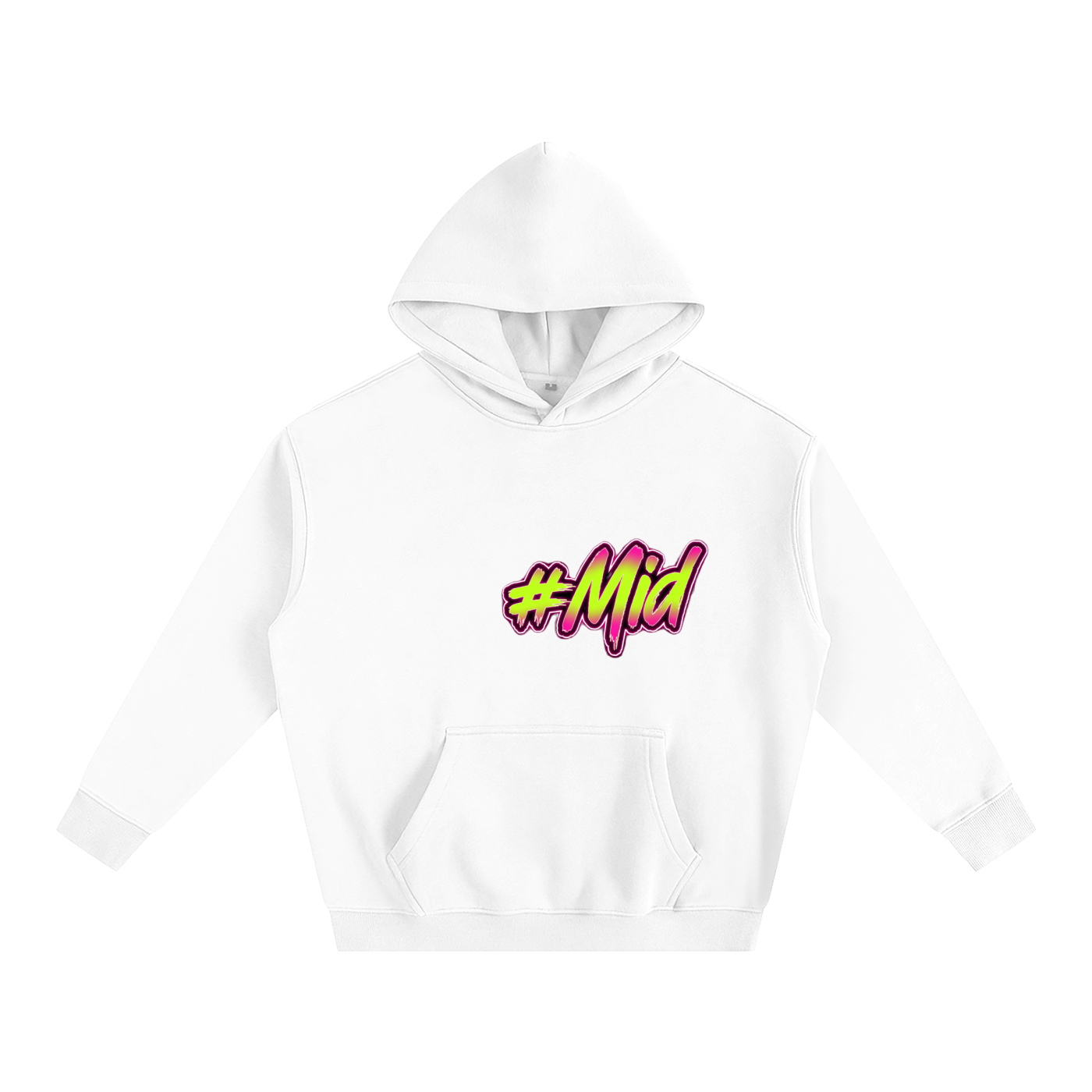Hashtag Collection — #Mid Oversized Hoodie