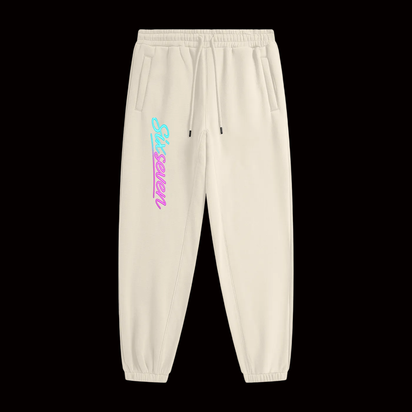 SixSeven Sweatpants – [Minimal Neon Script]
